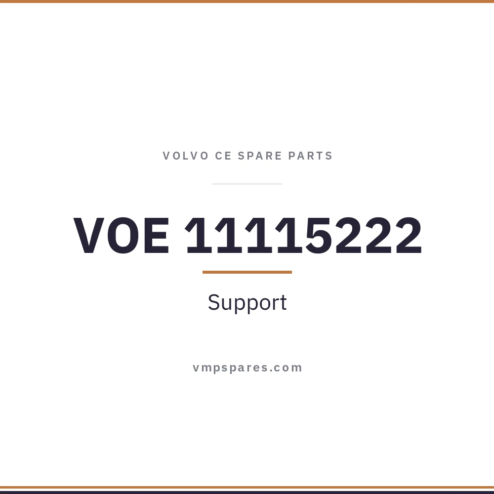 VOE 11115222 – Support