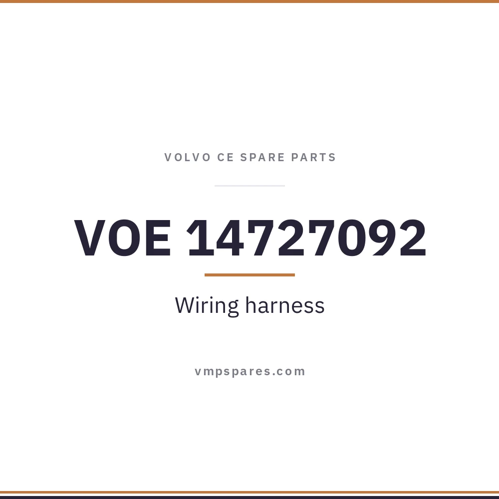 VOE 14727092 – Wiring harness