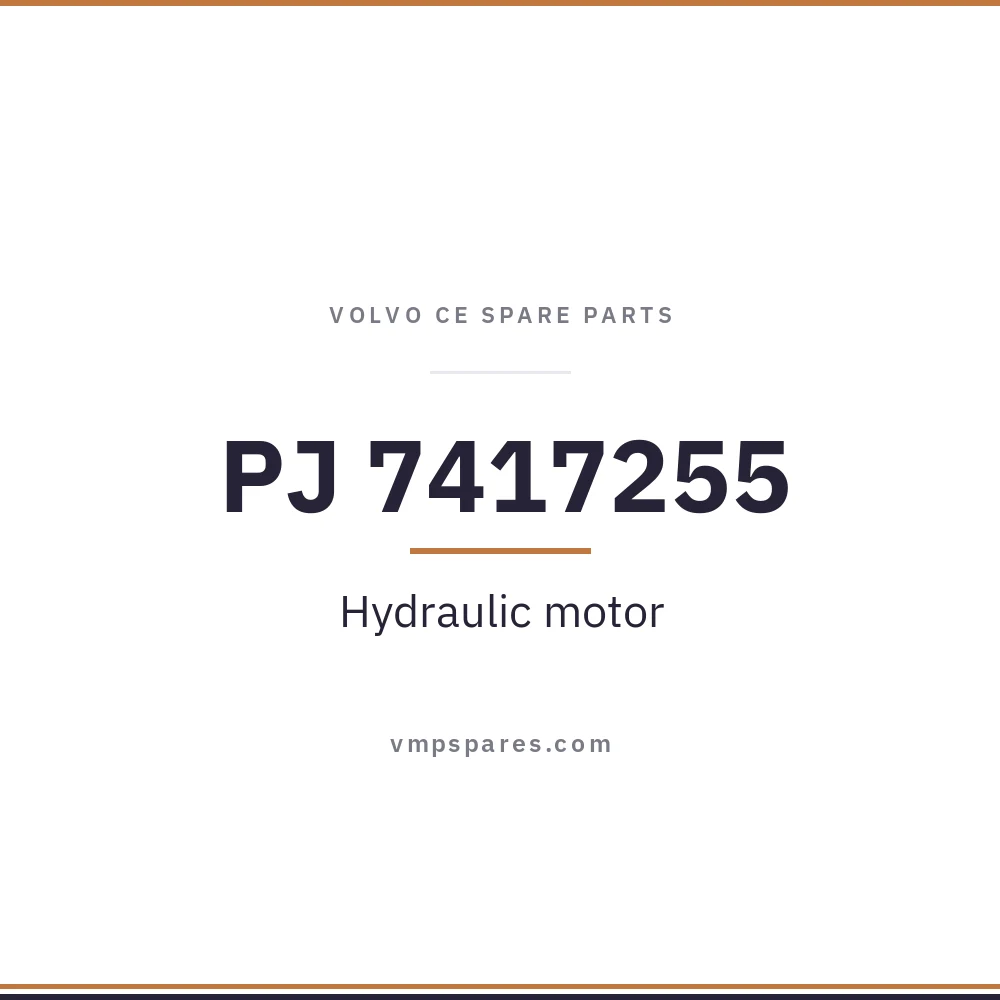 PJ 7417255 – Hydraulic motor