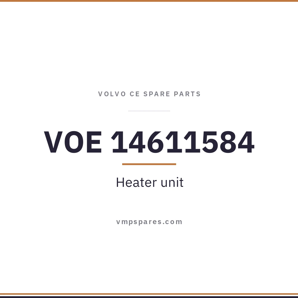 VOE 14611584 – Heater unit