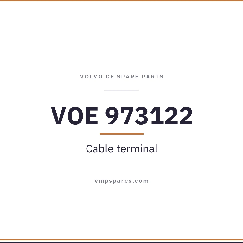 VOE 973122 – Cable terminal