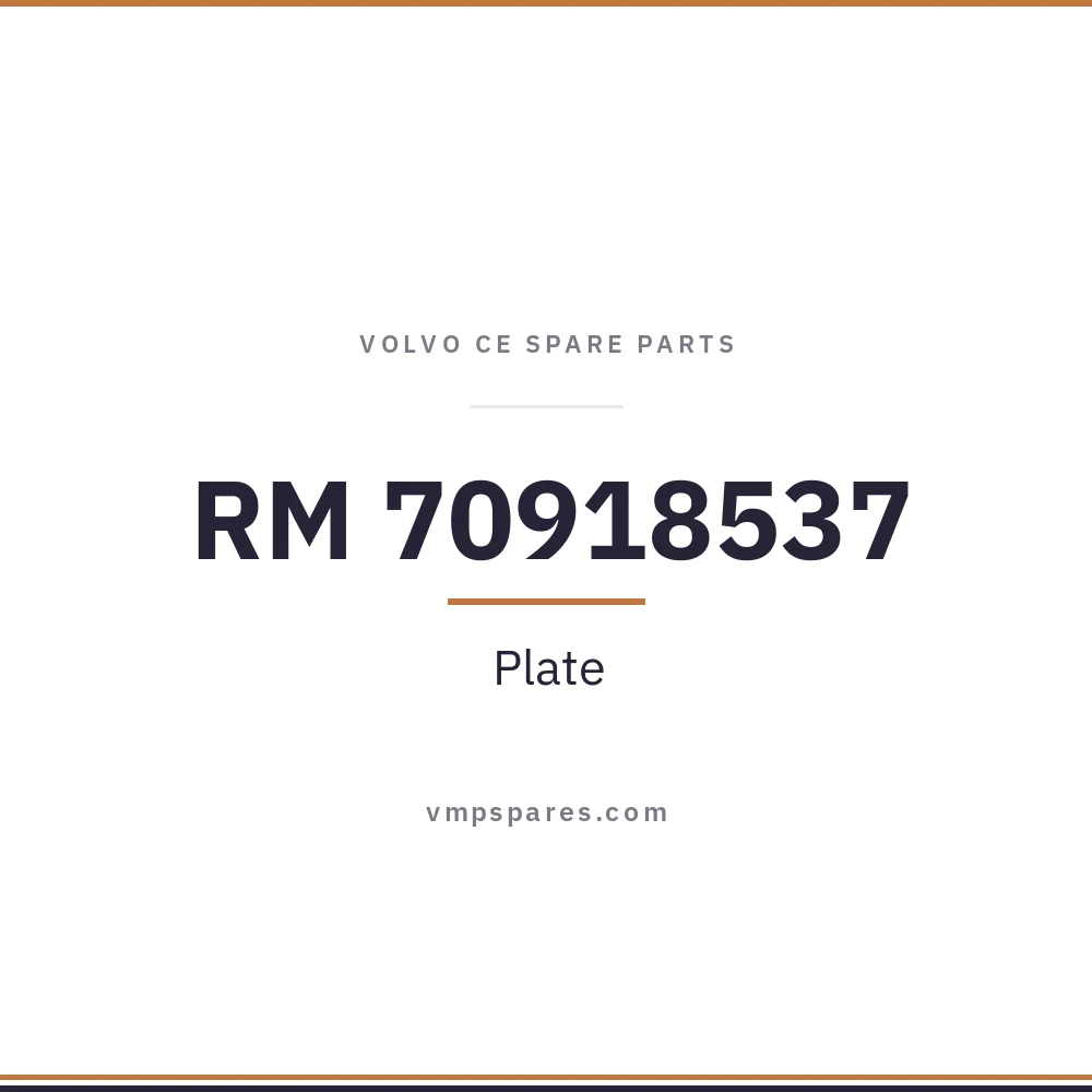 RM 70918537 – Plate