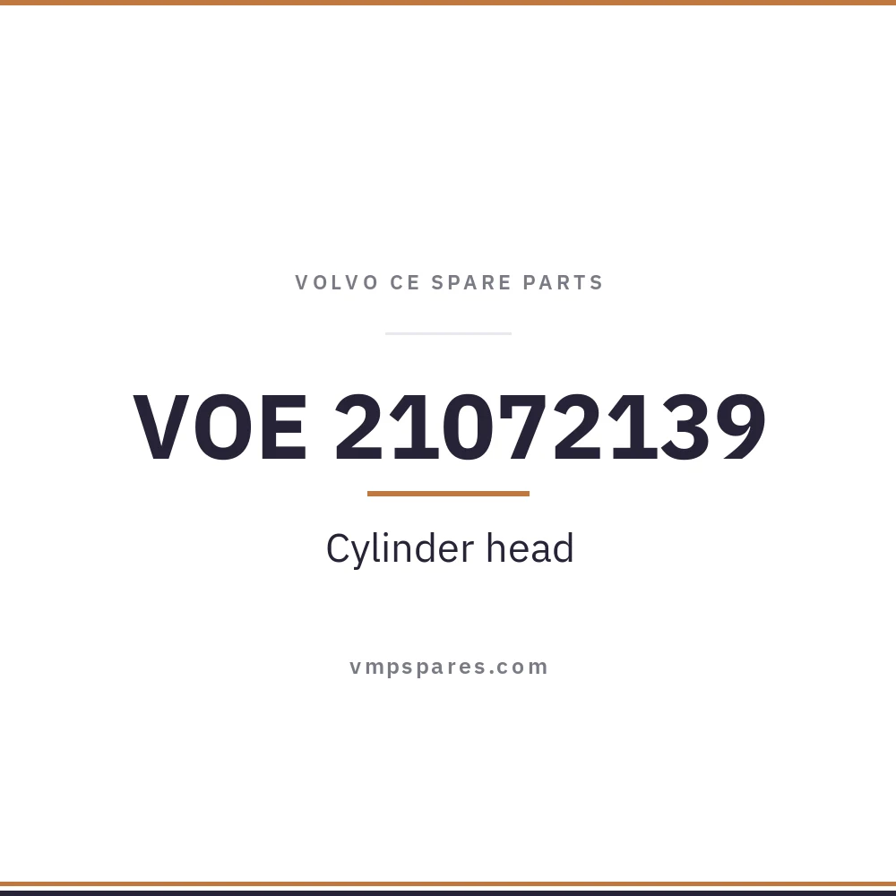VOE 21072139 – Cylinder head