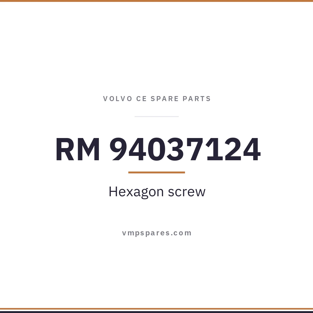 RM 94037124 – Hexagon screw