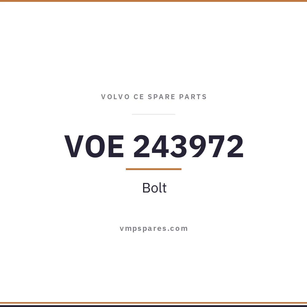VOE 243972 – Bolt