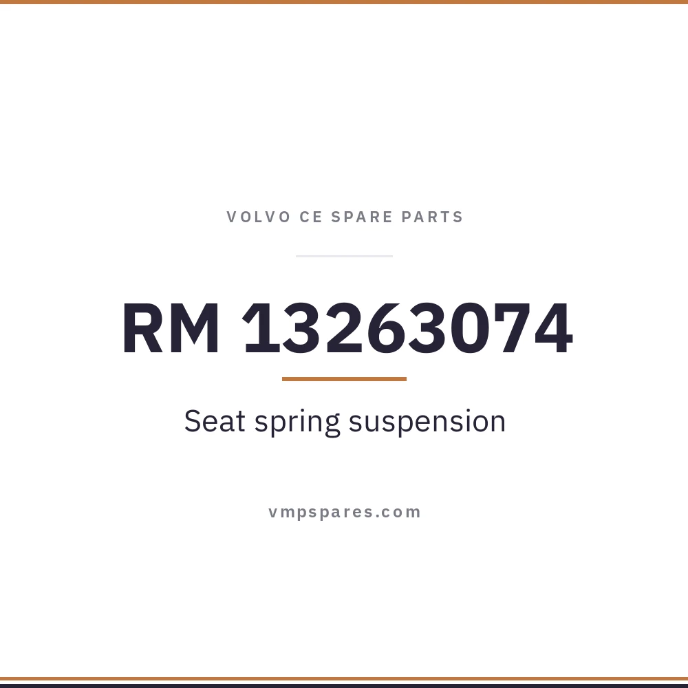 RM 13263074 – Seat spring suspension