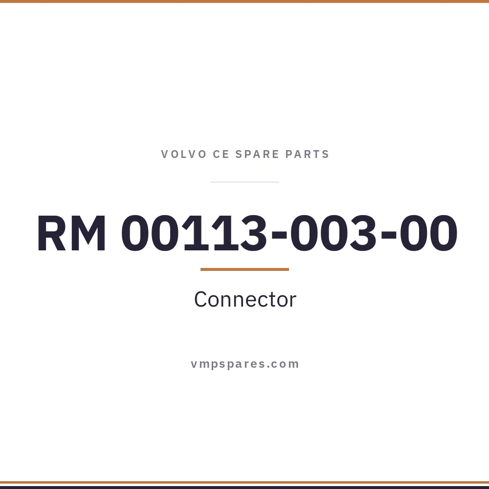RM 00113-003-00 – Connector