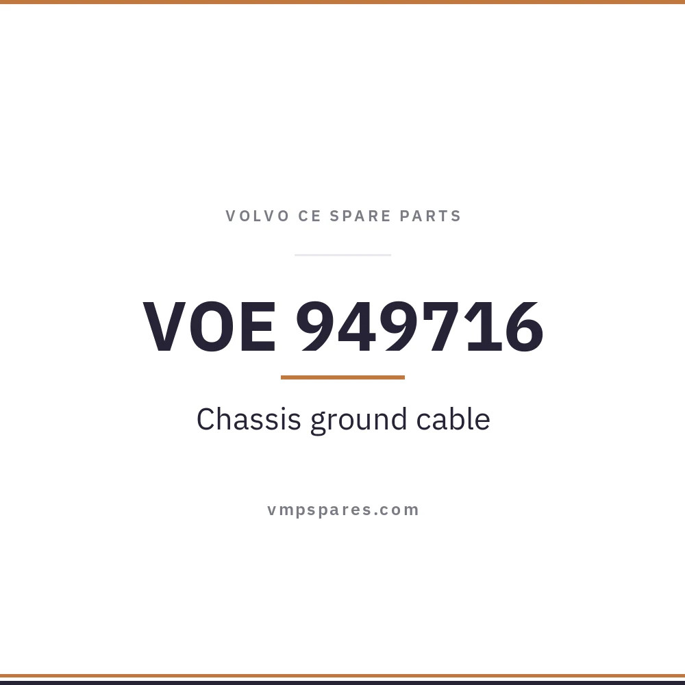 VOE 949716 – Chassis ground cable