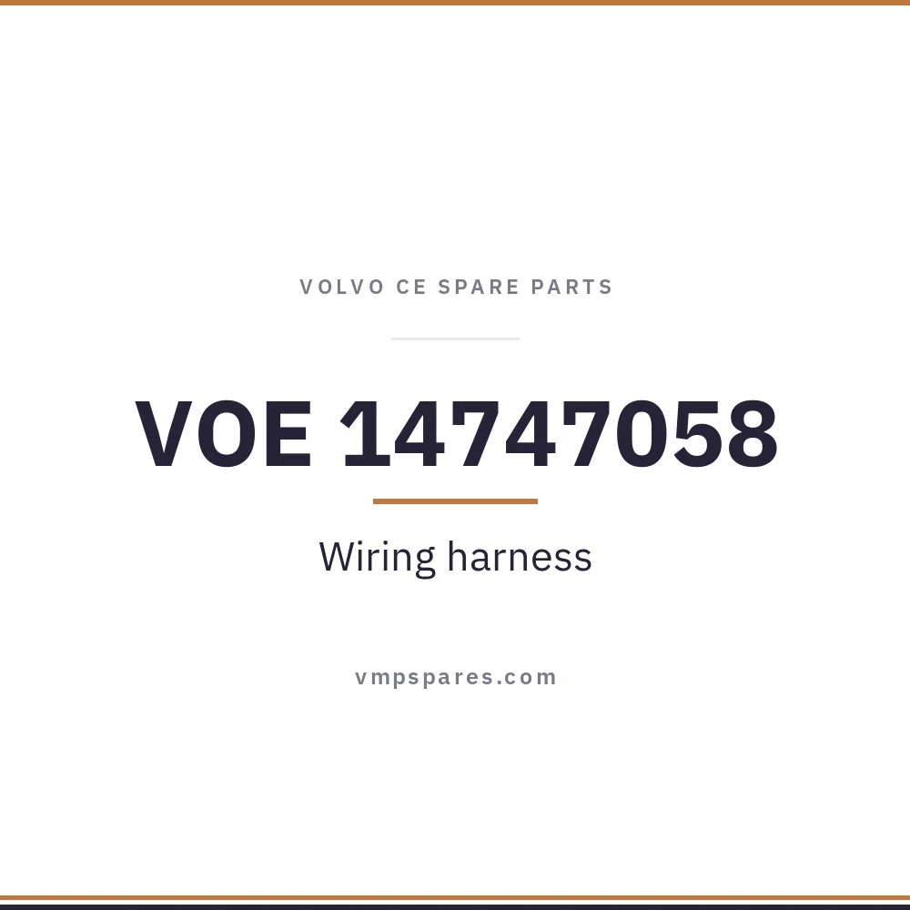 VOE 14747058 – Wiring harness