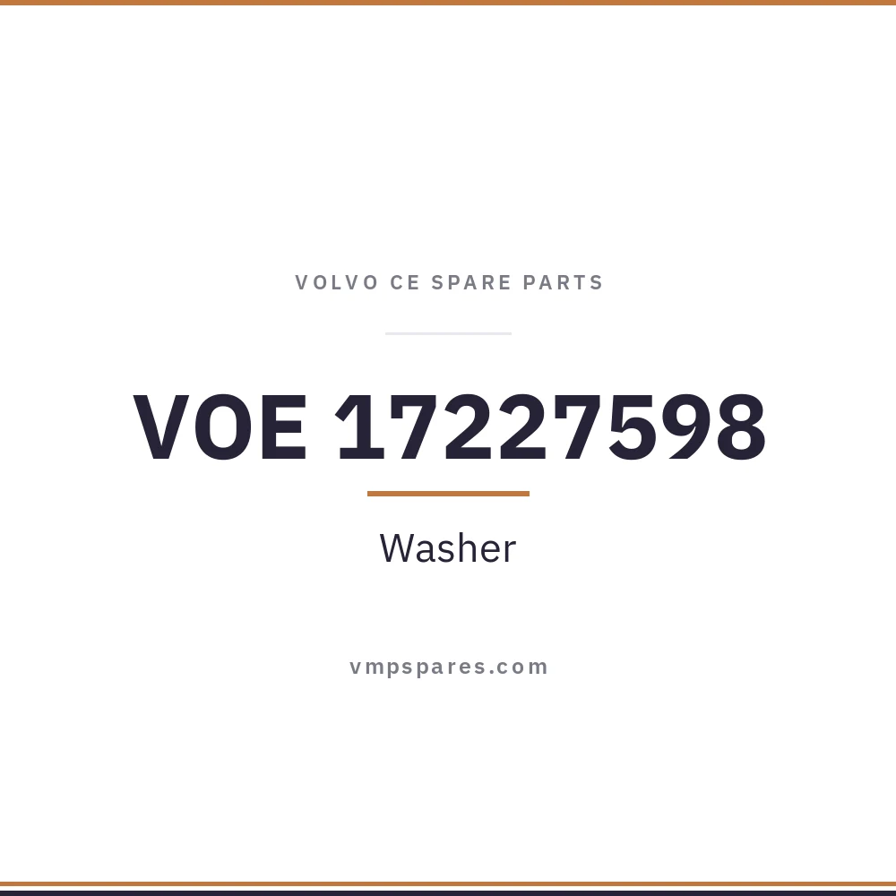 VOE 17227598 – Washer