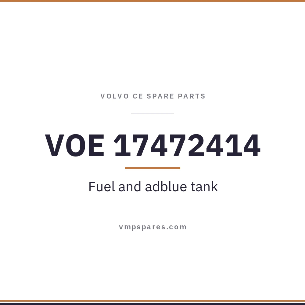 VOE 17472414 – Fuel and adblue tank