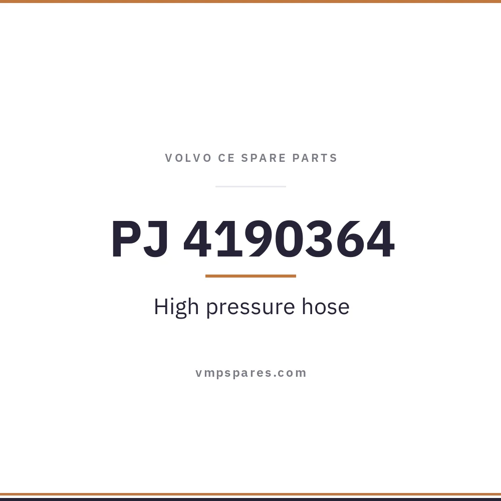 PJ 4190364 – High pressure hose