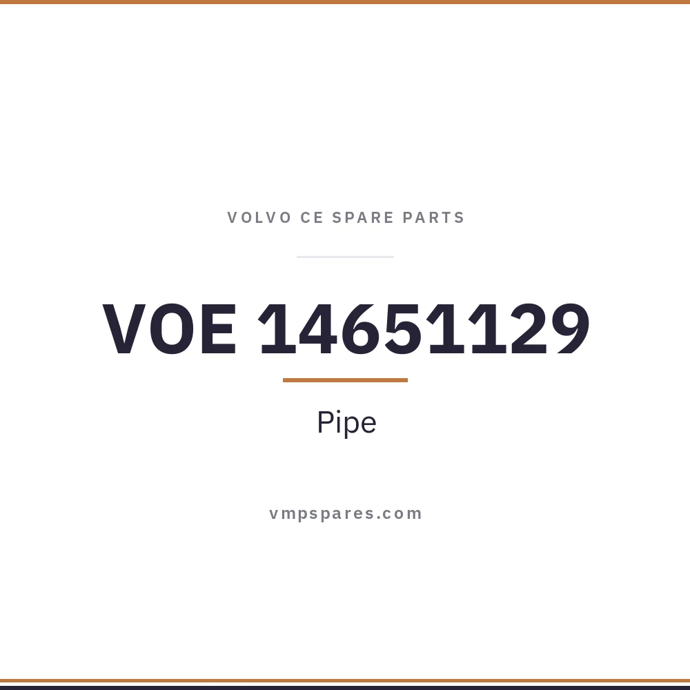 VOE 14651129 – Pipe