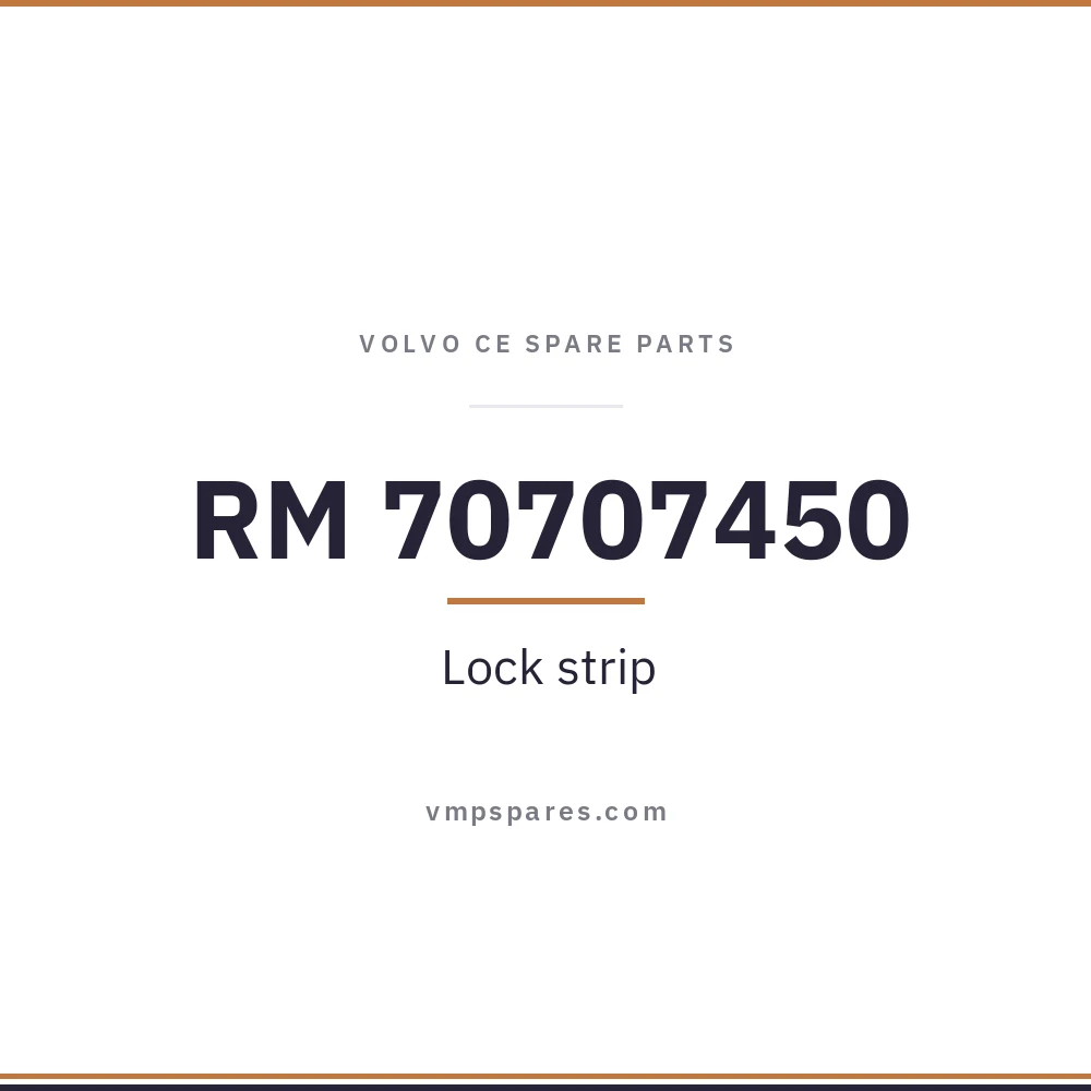 RM 70707450 – Lock strip