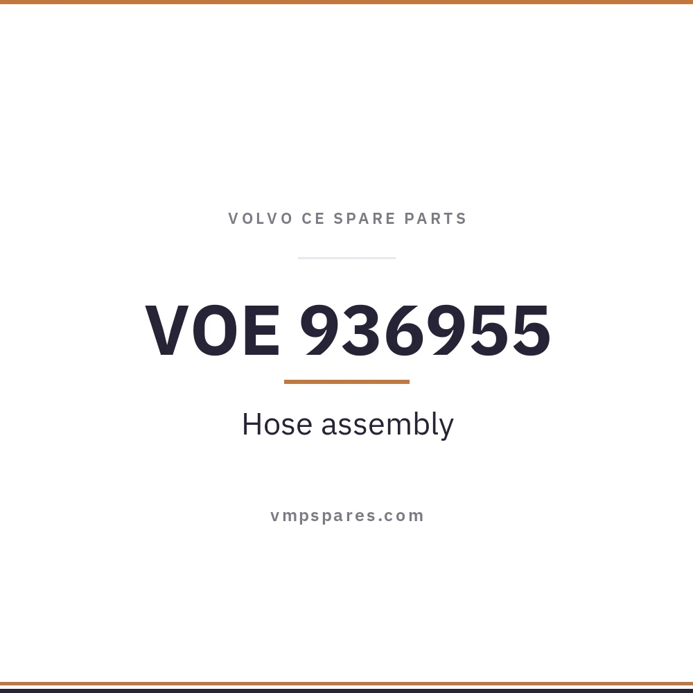VOE 936955 – Hose assembly