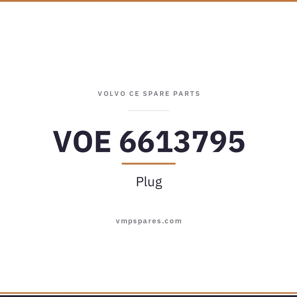 VOE 6613795 – Plug