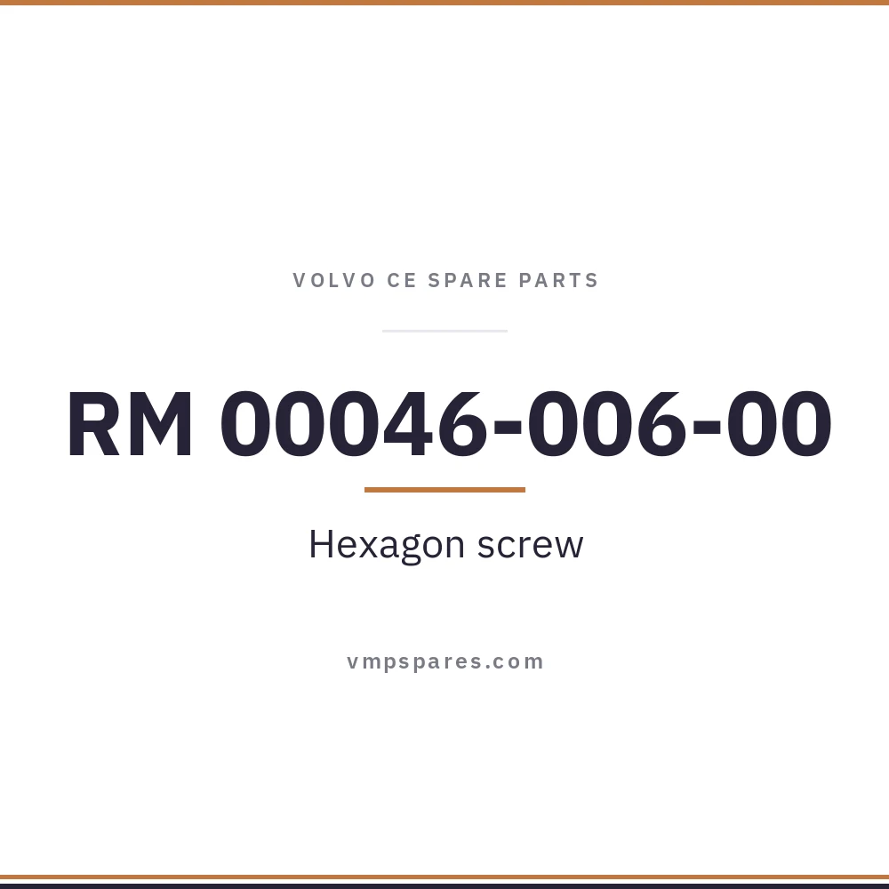 RM 00046-006-00 – Hexagon screw