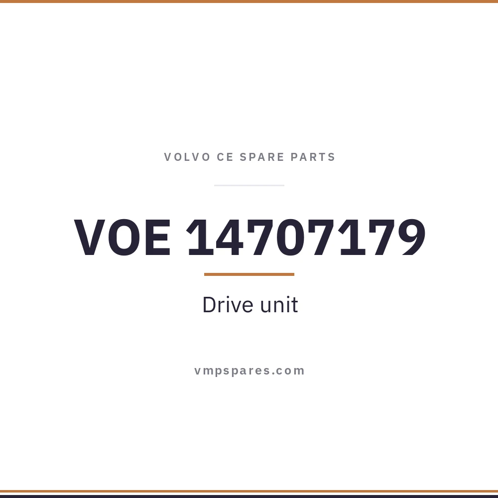 VOE 14707179 – Drive unit
