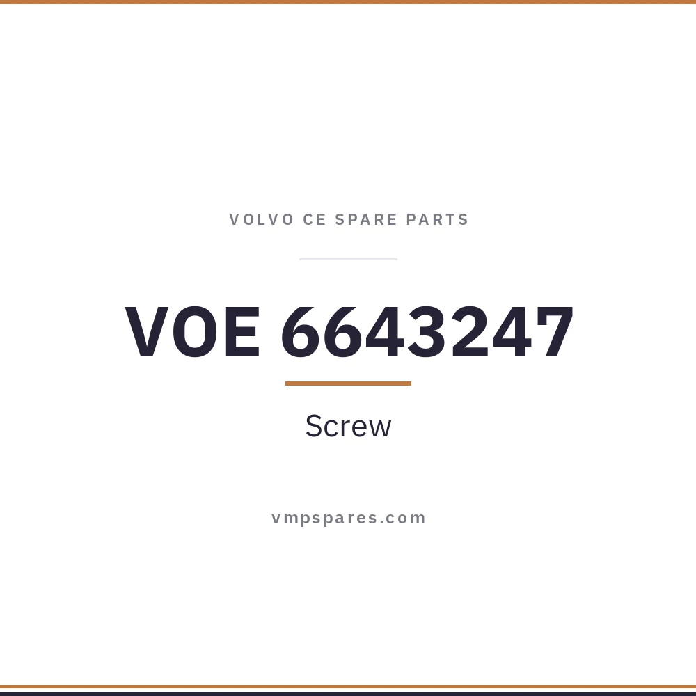 VOE 6643247 – Screw