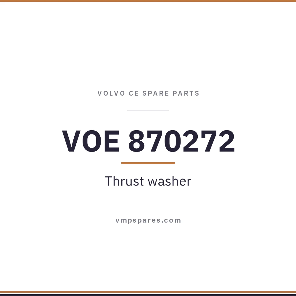 VOE 870272 – Thrust washer