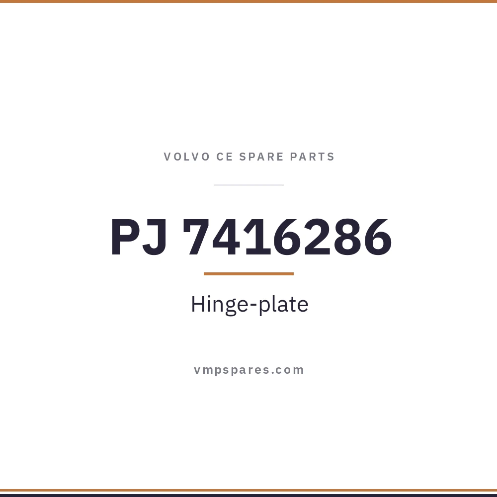 PJ 7416286 – Hinge-plate