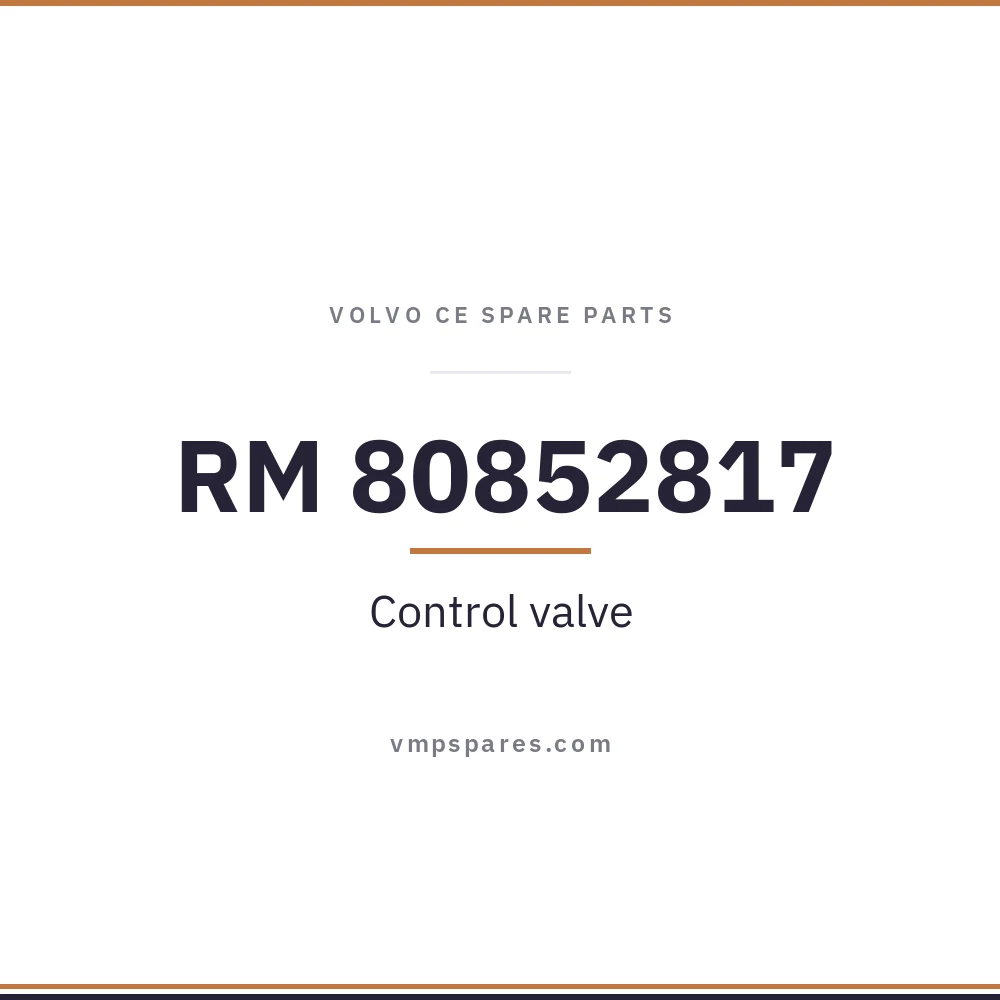 RM 80852817 – Control valve