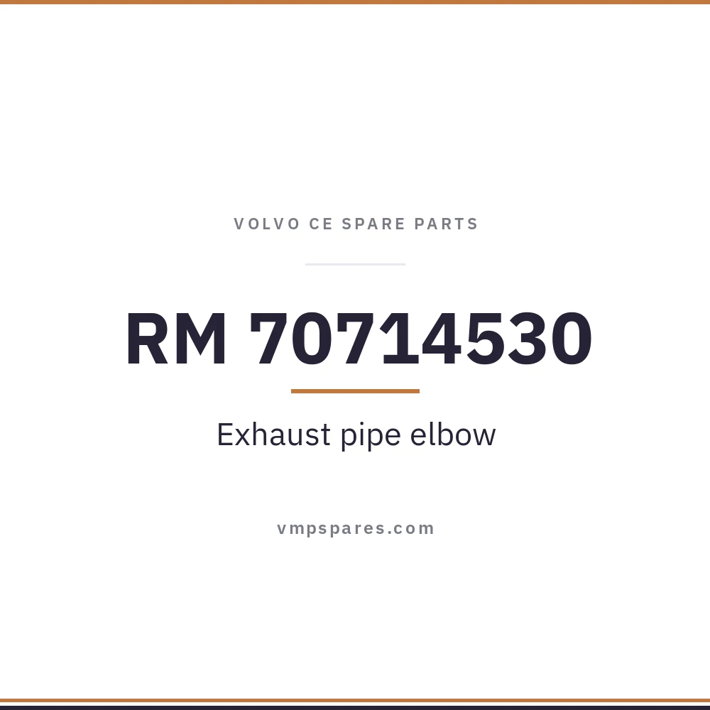 RM 70714530 – Exhaust pipe elbow