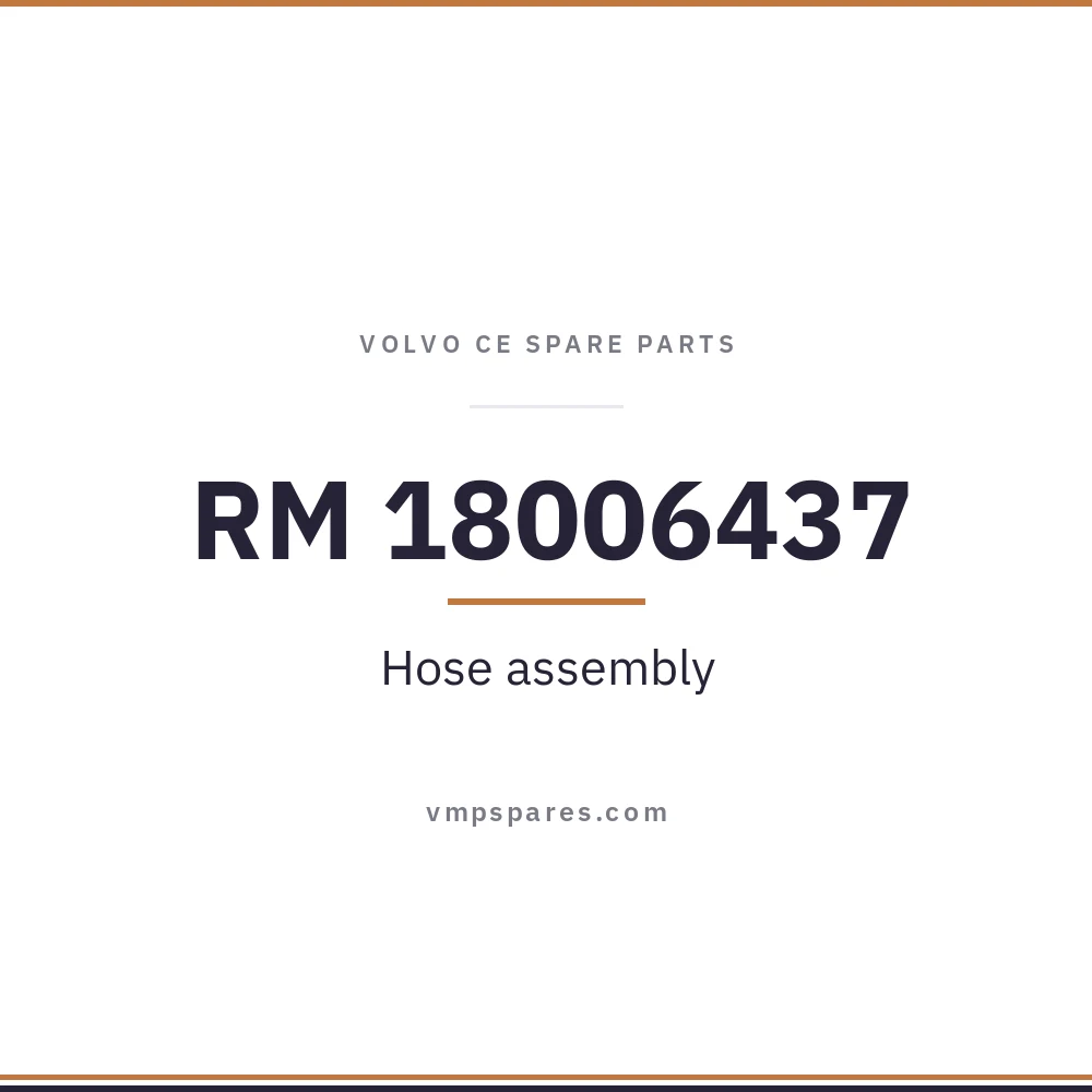 RM 18006437 – Hose assembly