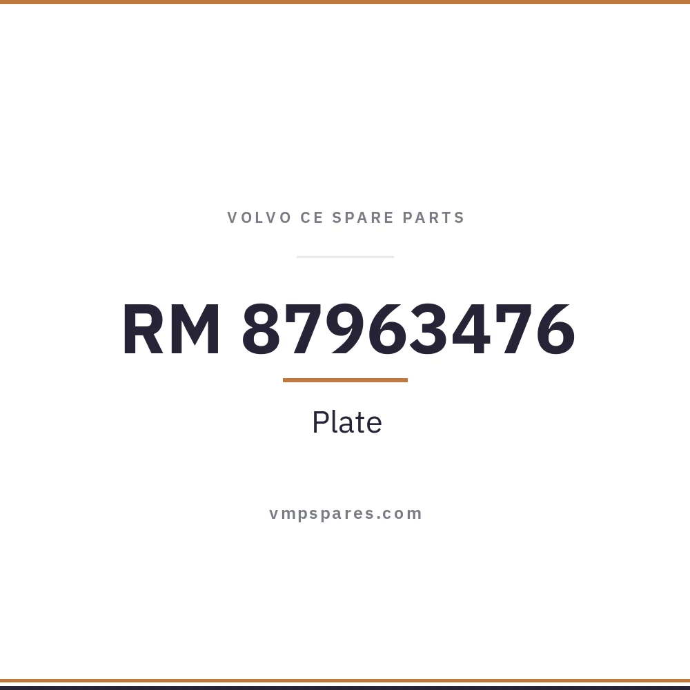RM 87963476 – Plate