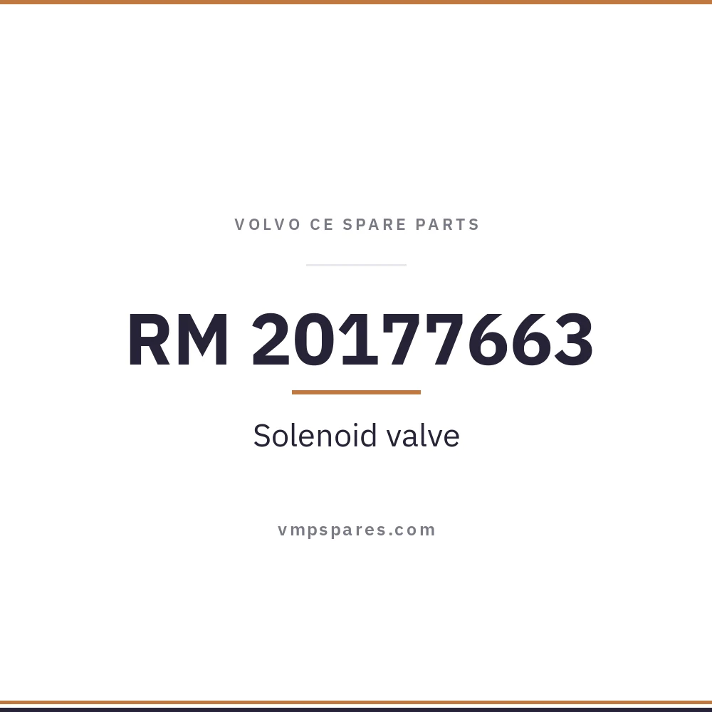 RM 20177663 – Solenoid valve
