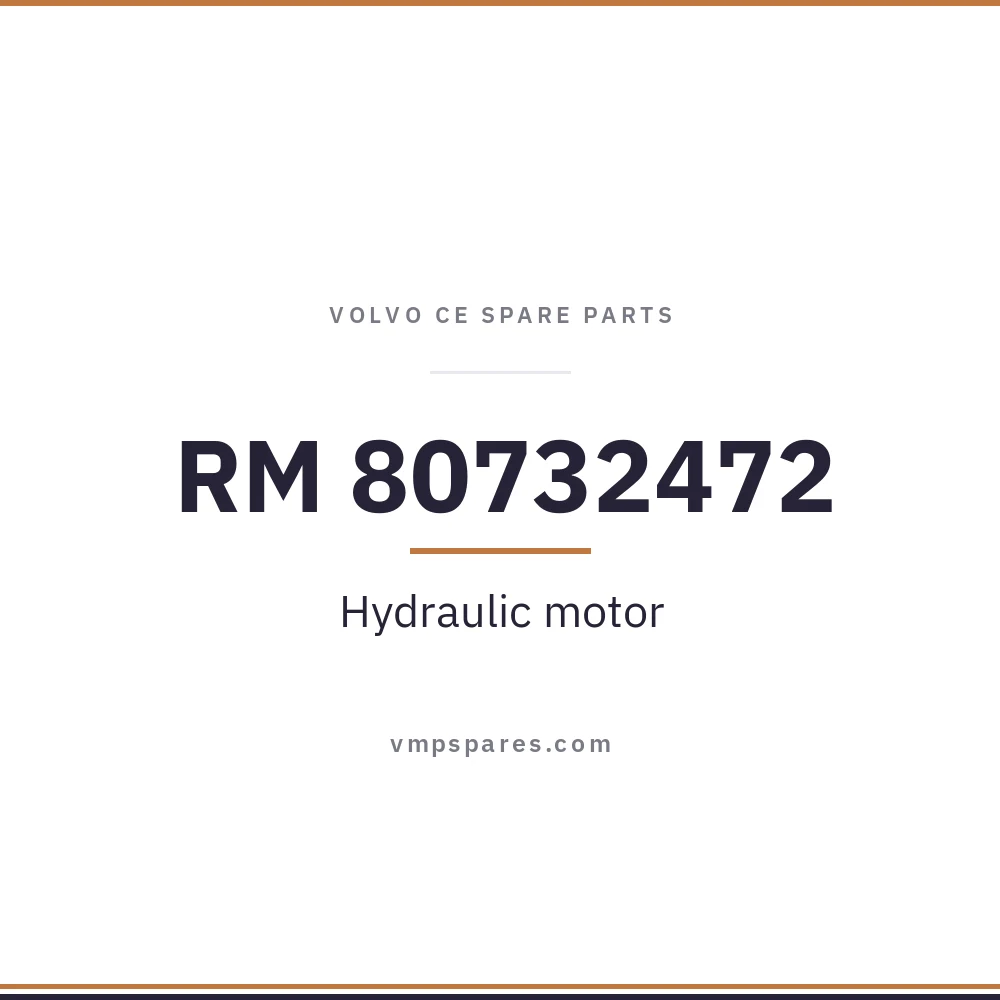 RM 80732472 – Hydraulic motor
