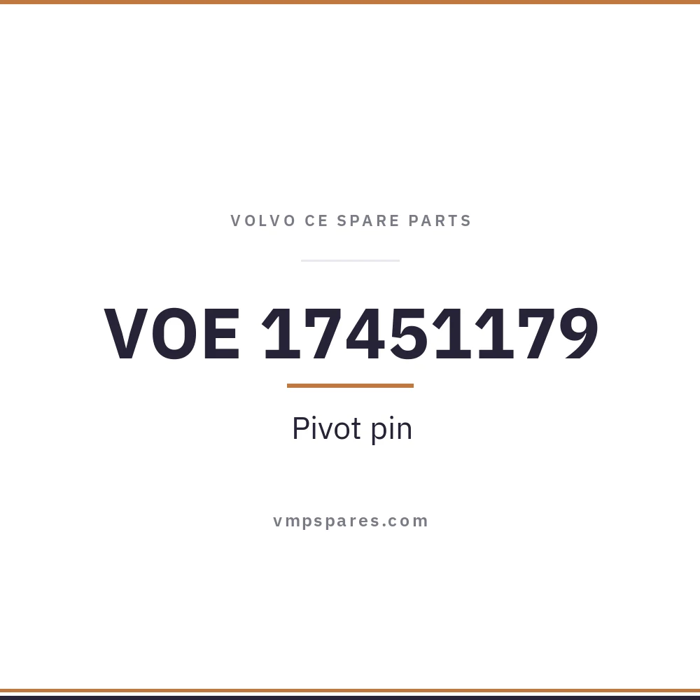 VOE 17451179 – Pivot pin