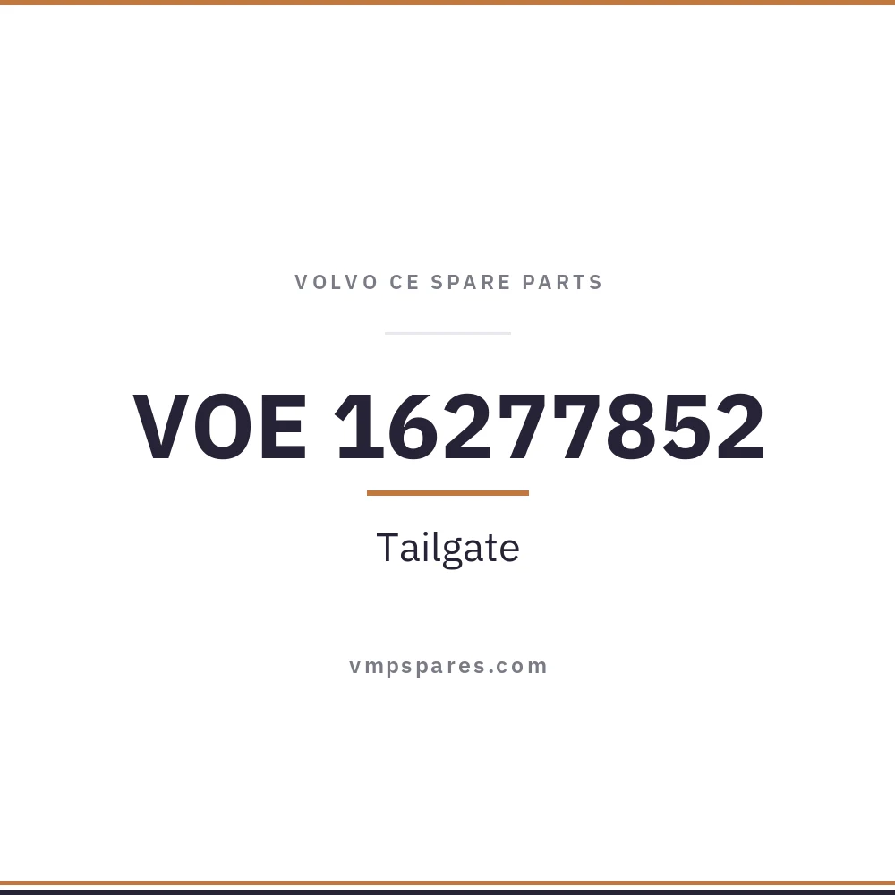 VOE 16277852 – Tailgate