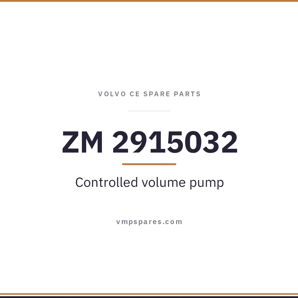 ZM 2915032 – Controlled volume pump