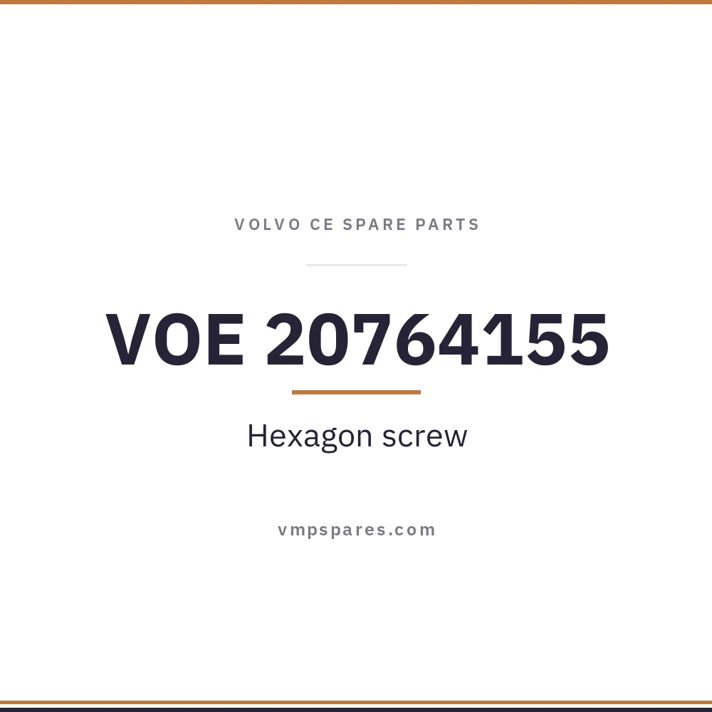VOE 20764155 – Hexagon screw