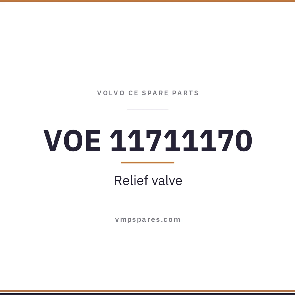 VOE 11711170 – Relief valve