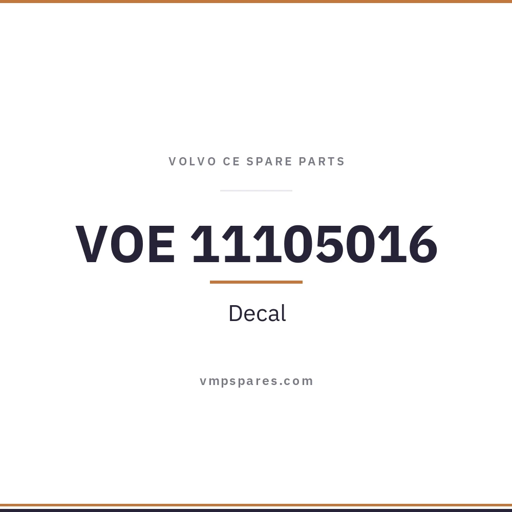 VOE 11105016 – Decal