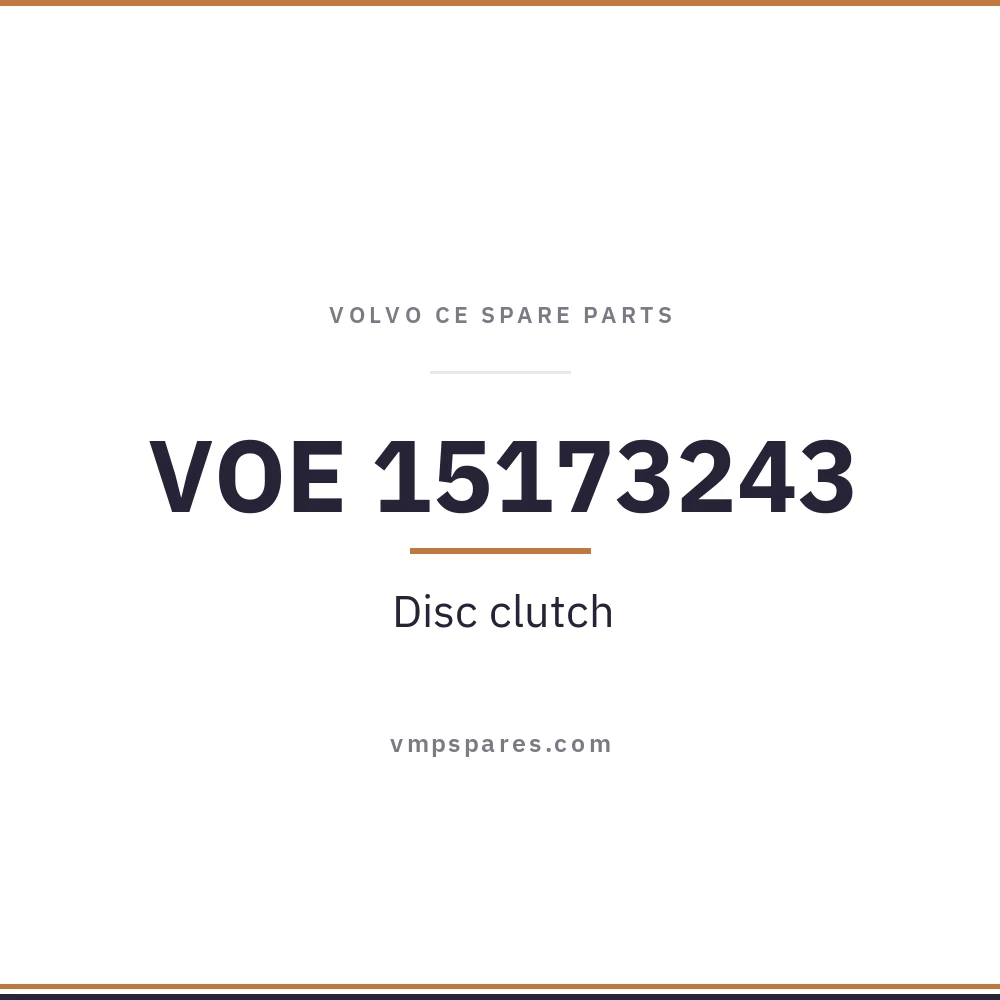 VOE 15173243 – Disc clutch