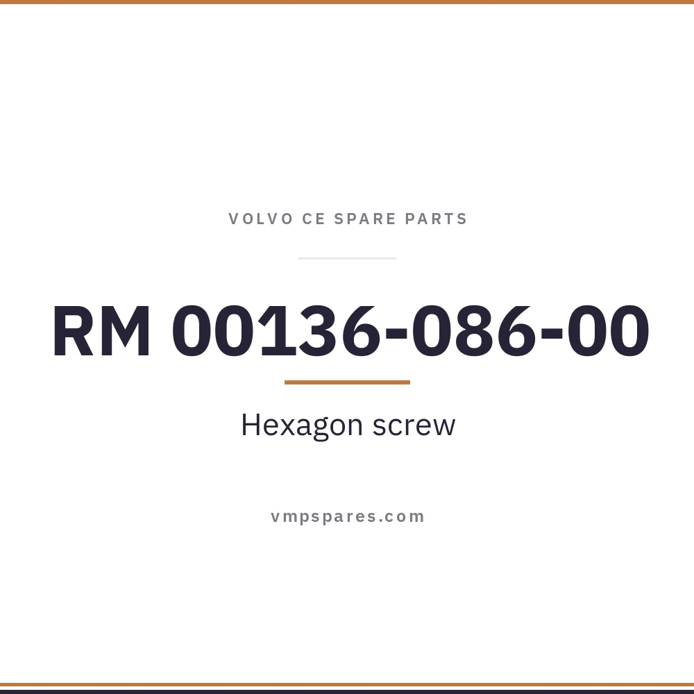 RM 00136-086-00 – Hexagon screw