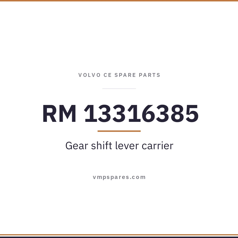 RM 13316385 – Gear shift lever carrier