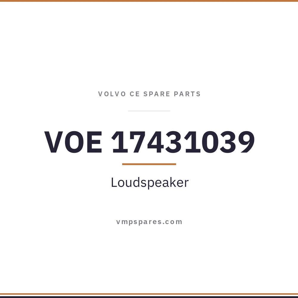 VOE 17431039 – Loudspeaker