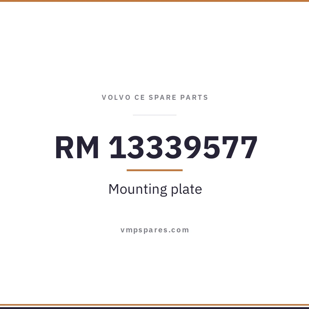 RM 13339577 – Mounting plate
