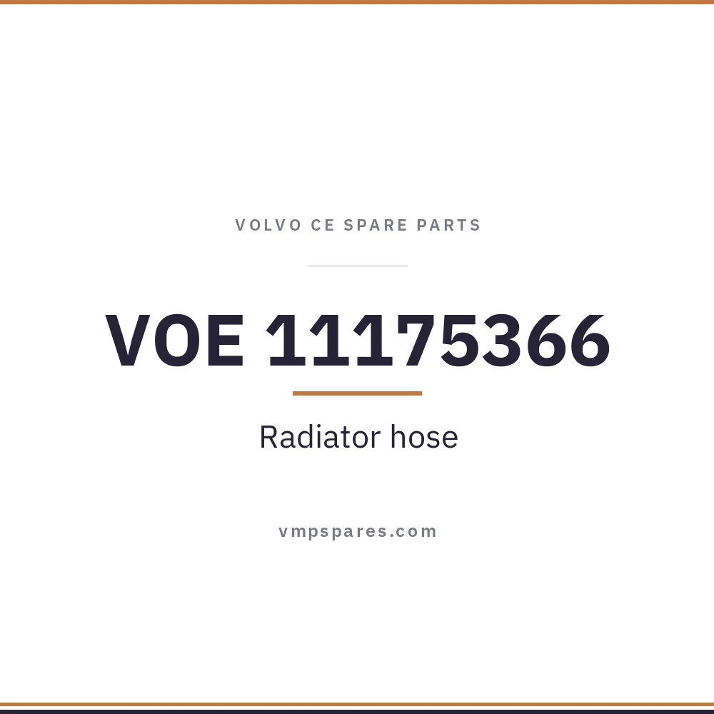 VOE 11175366 – Radiator hose