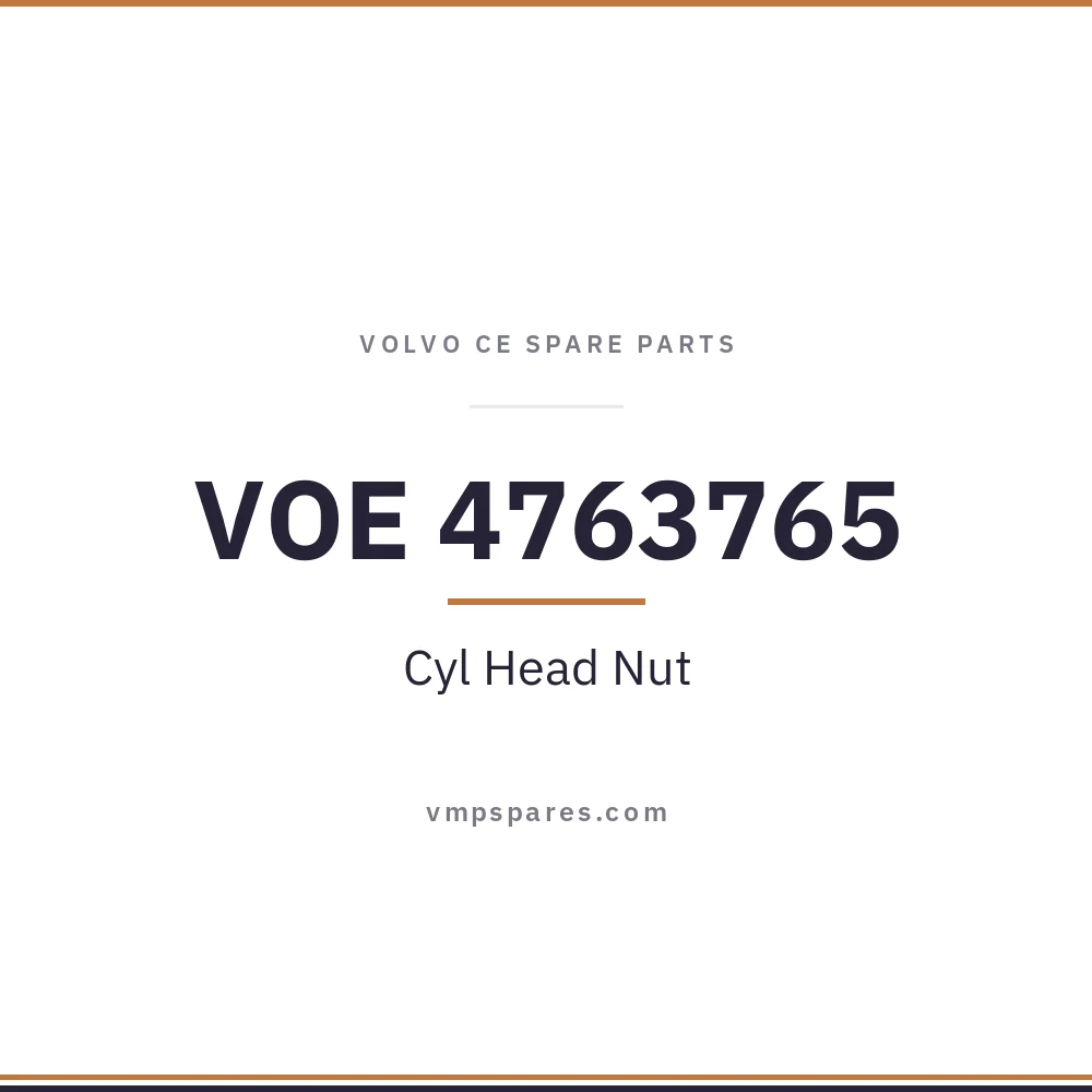 VOE 4763765 – Cyl Head Nut