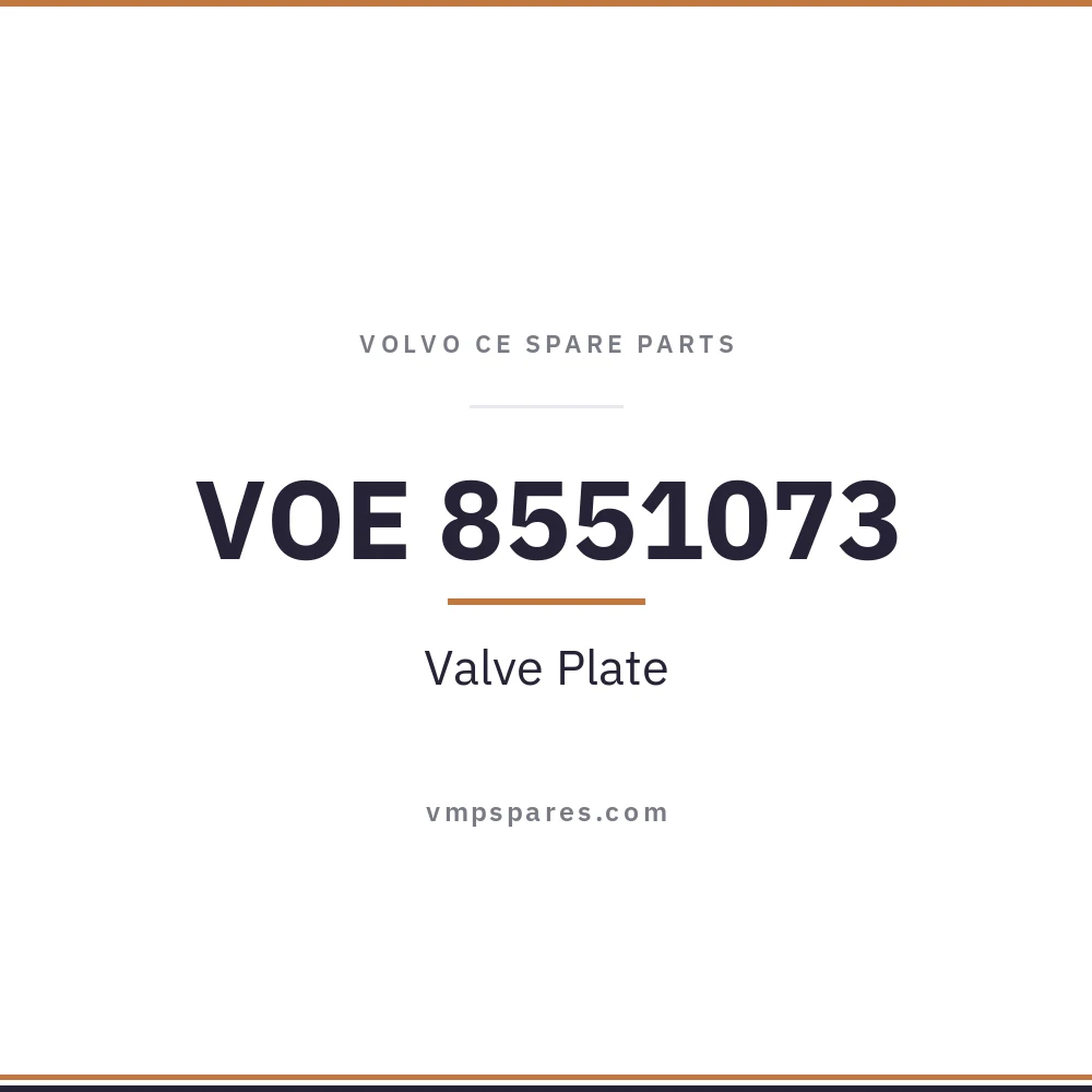 VOE 8551073 – Valve Plate