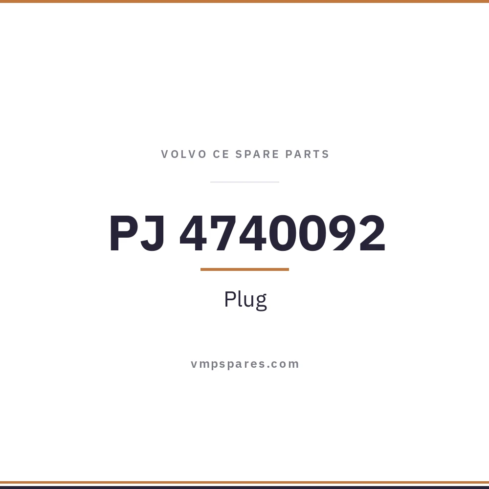 PJ 4740092 – Plug
