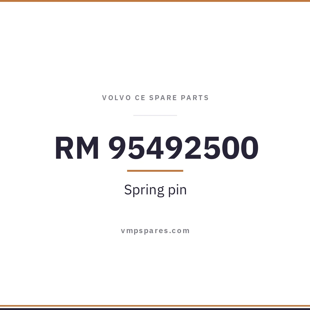 RM 95492500 – Spring pin