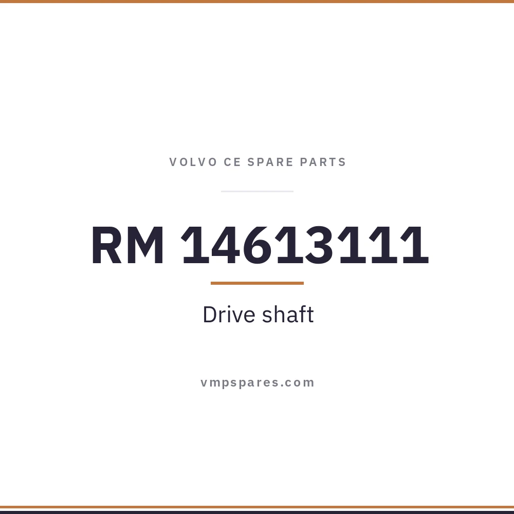 RM 14613111 – Drive shaft