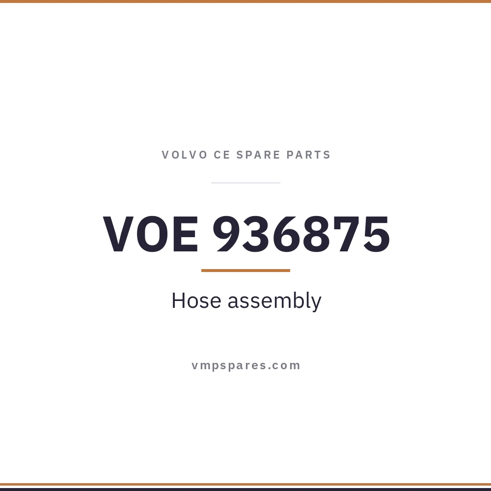 VOE 936875 – Hose assembly