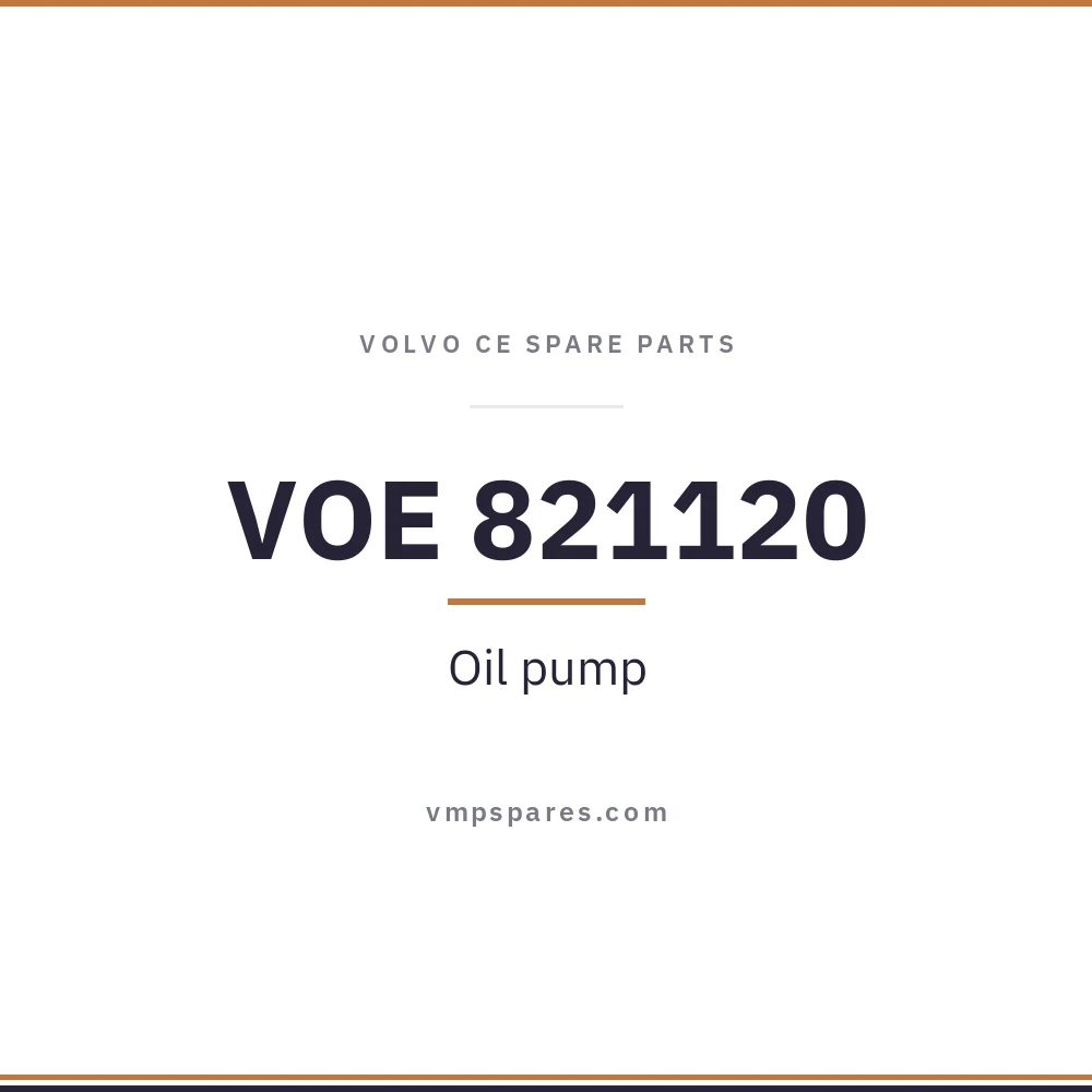 VOE 821120 – Oil pump
